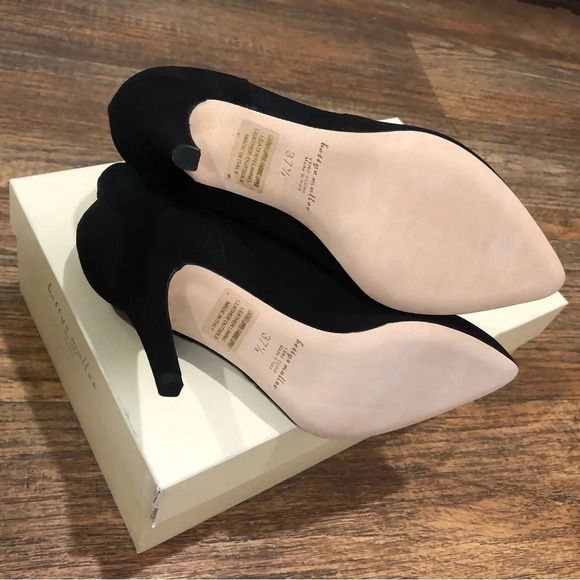 NIB Bettye Muller Gidget Black Suede Stretch Bootie Size 7.5 - Picture 8 of 13